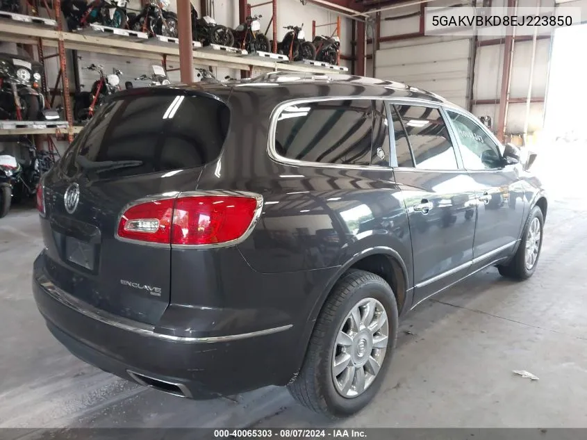 5GAKVBKD8EJ223850 2014 Buick Enclave Leather