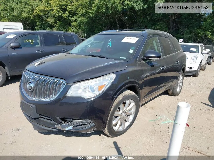 5GAKVCKD5EJ235153 2014 Buick Enclave Premium