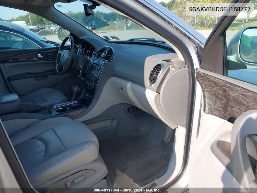 5GAKVBKD5EJ158777 2014 Buick Enclave Leather