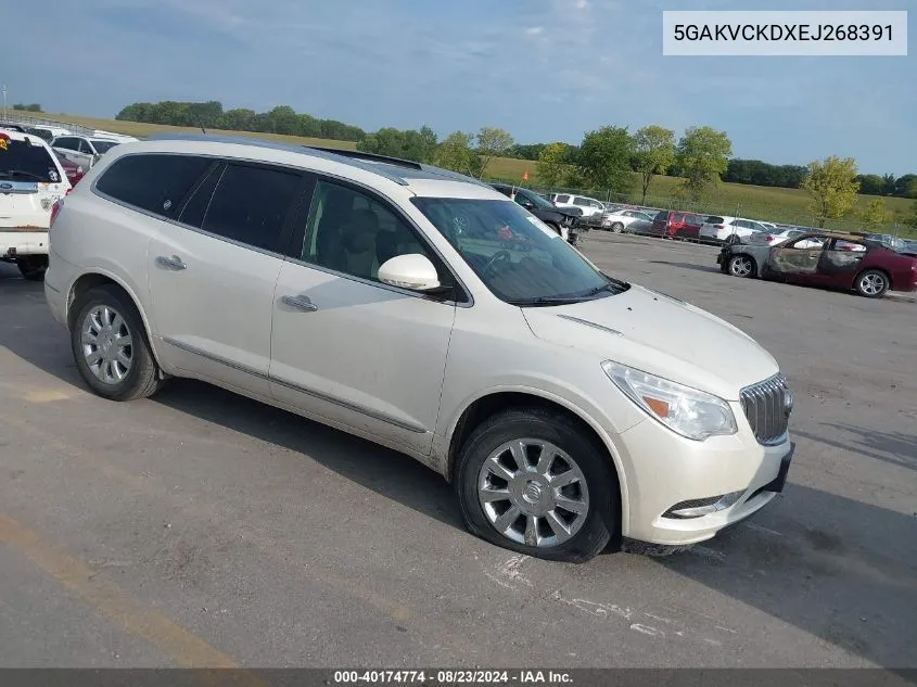 5GAKVCKDXEJ268391 2014 Buick Enclave Premium