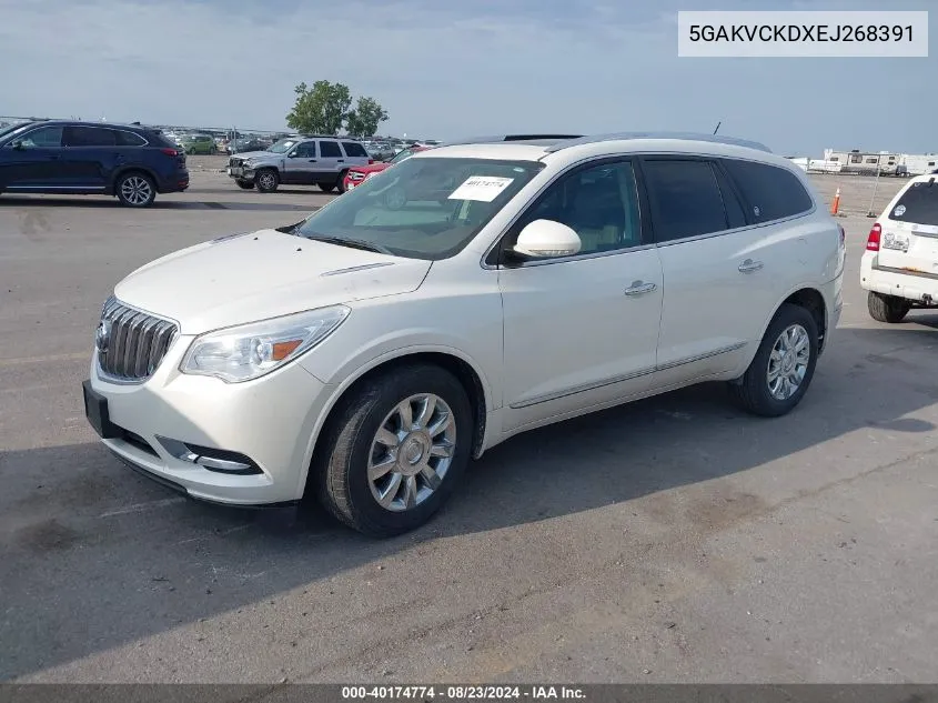 2014 Buick Enclave Premium VIN: 5GAKVCKDXEJ268391 Lot: 40174774