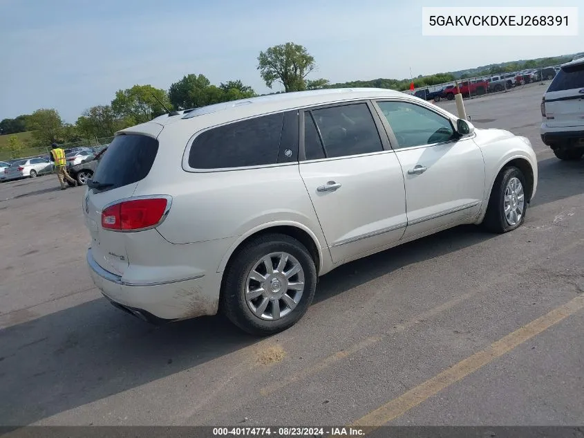 2014 Buick Enclave Premium VIN: 5GAKVCKDXEJ268391 Lot: 40174774