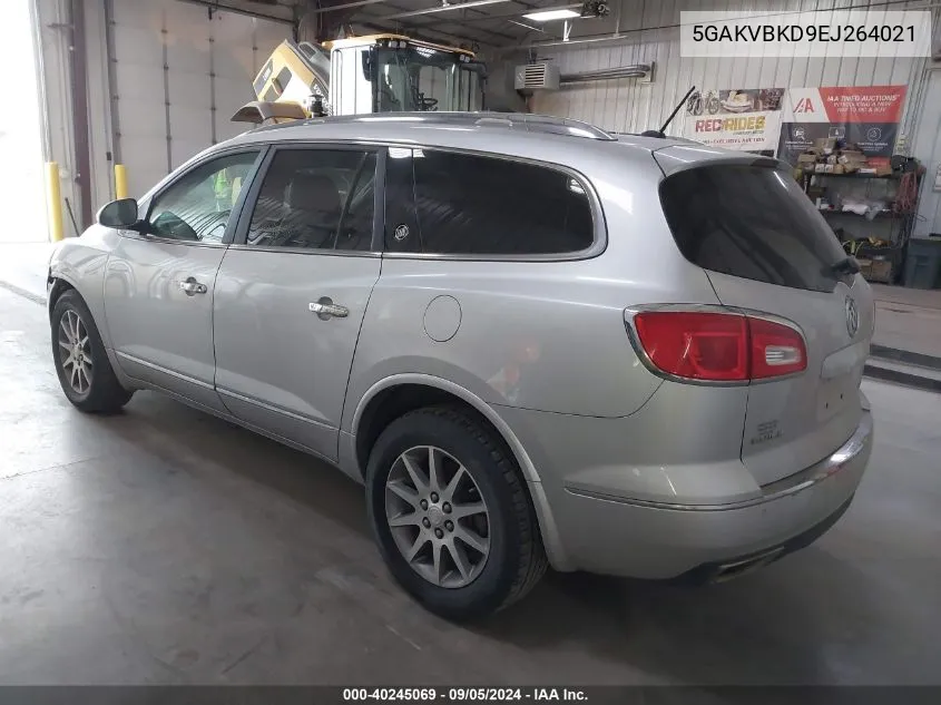 5GAKVBKD9EJ264021 2014 Buick Enclave