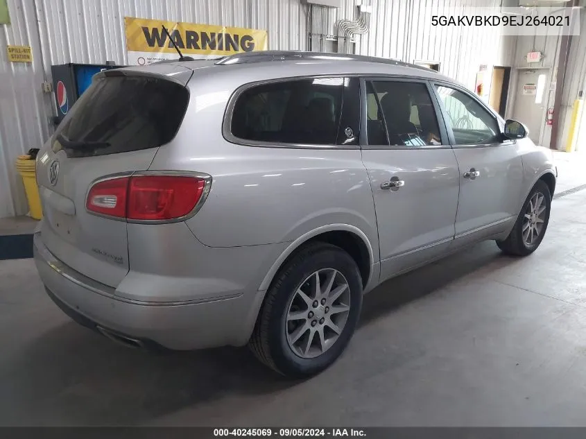 5GAKVBKD9EJ264021 2014 Buick Enclave