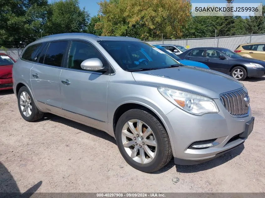 5GAKVCKD3EJ259936 2014 Buick Enclave Premium