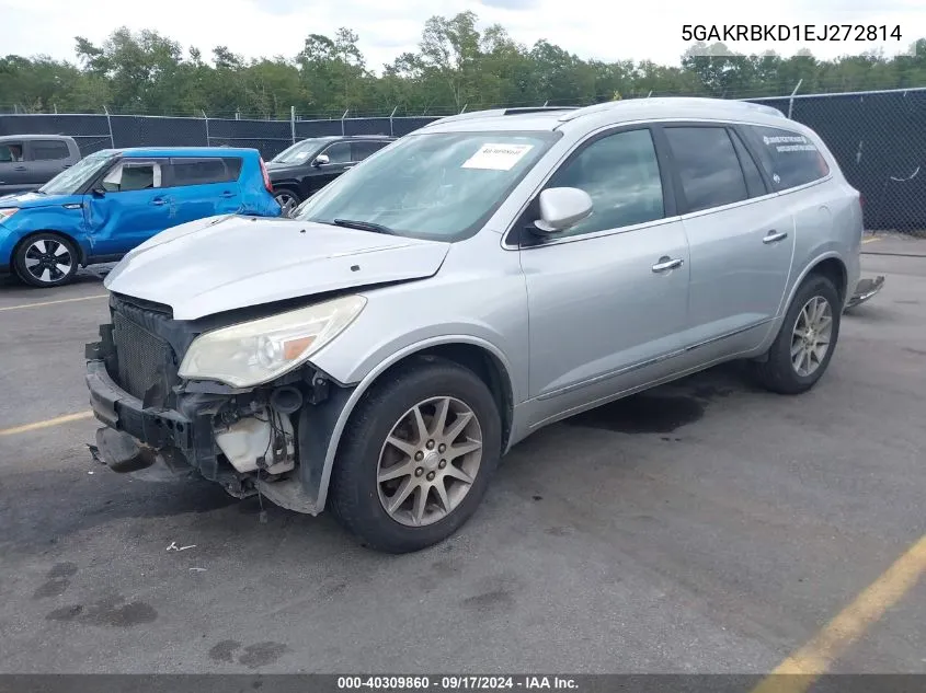 2014 Buick Enclave Leather VIN: 5GAKRBKD1EJ272814 Lot: 40309860