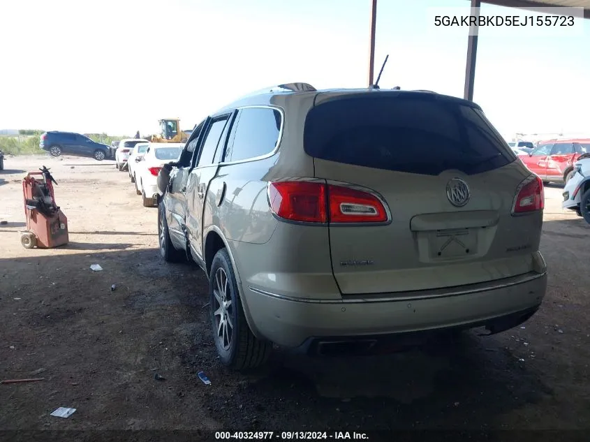 5GAKRBKD5EJ155723 2014 Buick Enclave