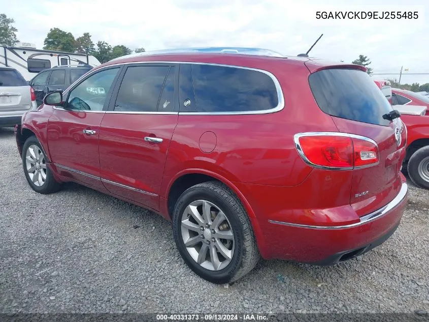 2014 Buick Enclave Premium VIN: 5GAKVCKD9EJ255485 Lot: 40331373