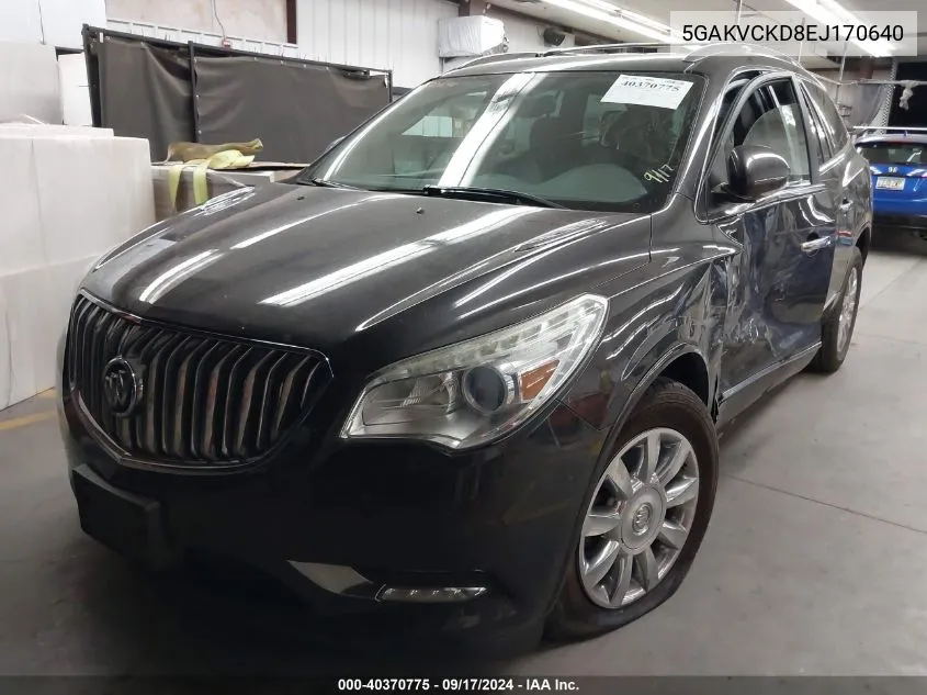 5GAKVCKD8EJ170640 2014 Buick Enclave Premium