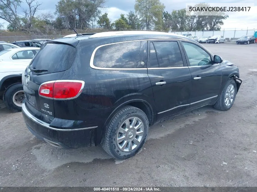 5GAKVCKD6EJ238417 2014 Buick Enclave Premium