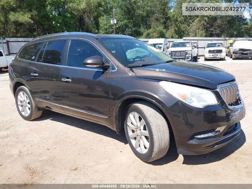 2014 Buick Enclave Premium VIN: 5GAKRCKD8EJ242277 Lot: 40446805