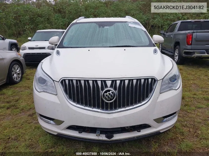 2014 Buick Enclave VIN: 5GAKRCKD1EJ304182 Lot: 40537858