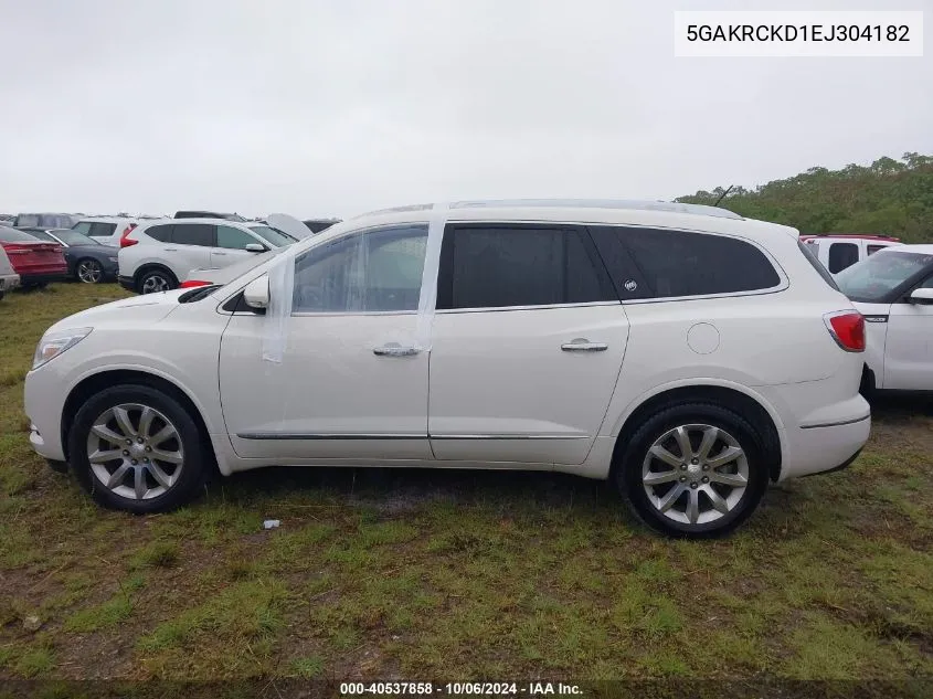 2014 Buick Enclave VIN: 5GAKRCKD1EJ304182 Lot: 40537858