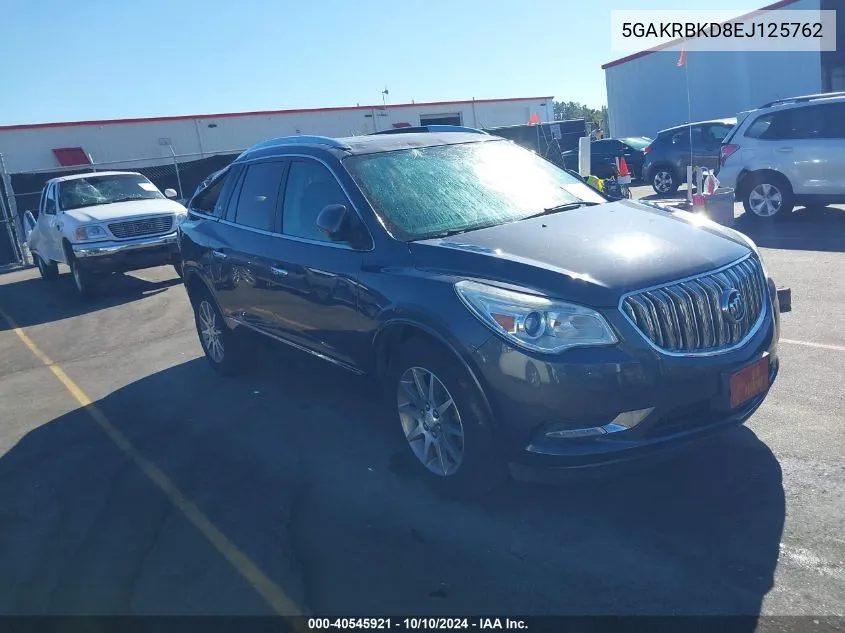 2014 Buick Enclave Leather VIN: 5GAKRBKD8EJ125762 Lot: 40545921