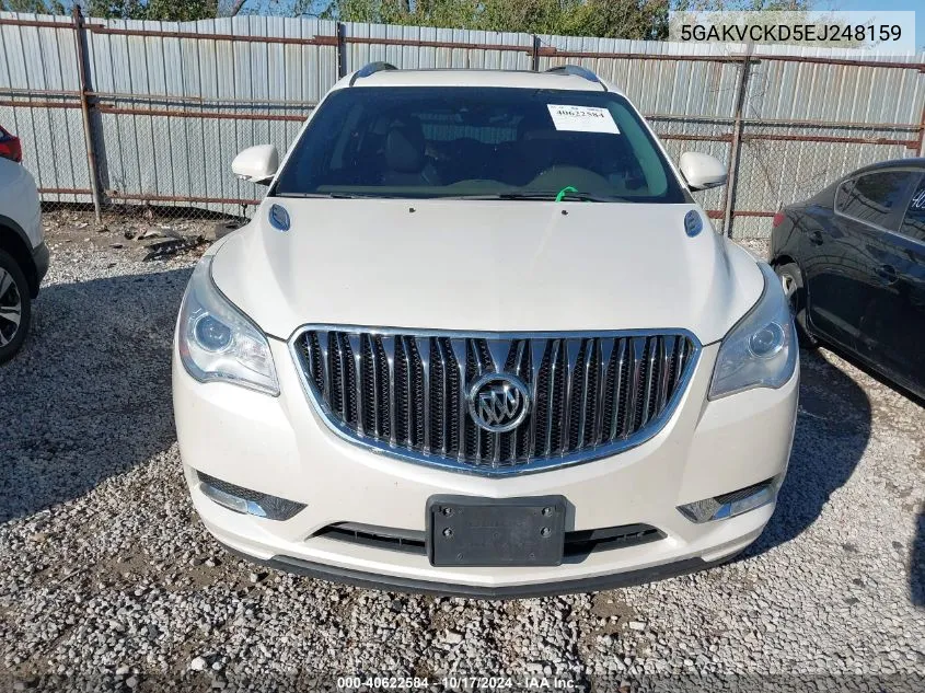 2014 Buick Enclave Premium VIN: 5GAKVCKD5EJ248159 Lot: 40622584