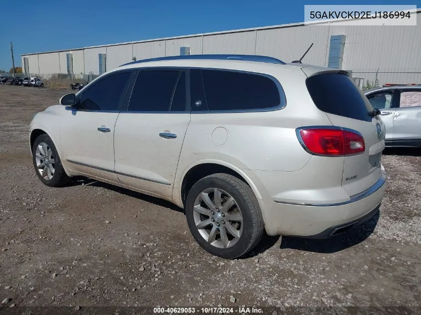 5GAKVCKD2EJ186994 2014 Buick Enclave