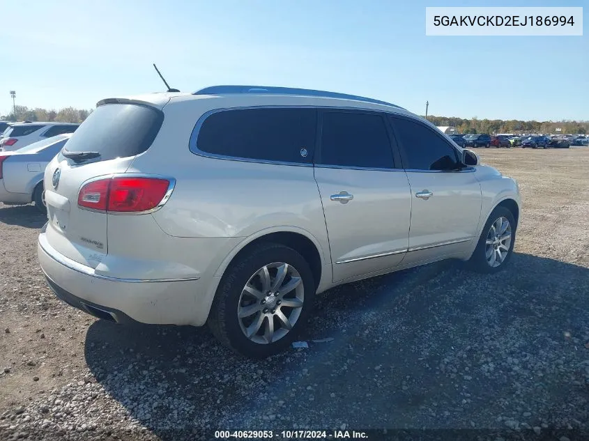 5GAKVCKD2EJ186994 2014 Buick Enclave