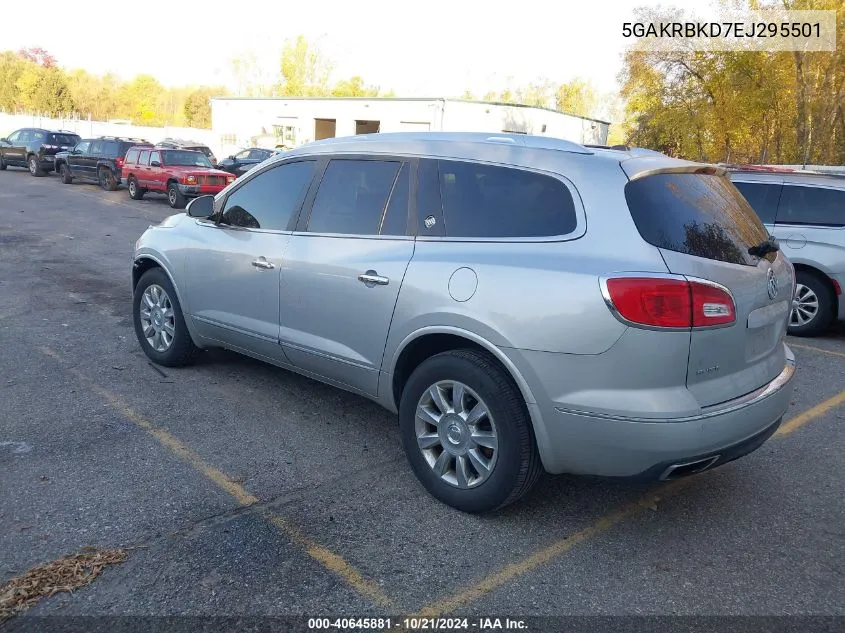 2014 Buick Enclave VIN: 5GAKRBKD7EJ295501 Lot: 40645881