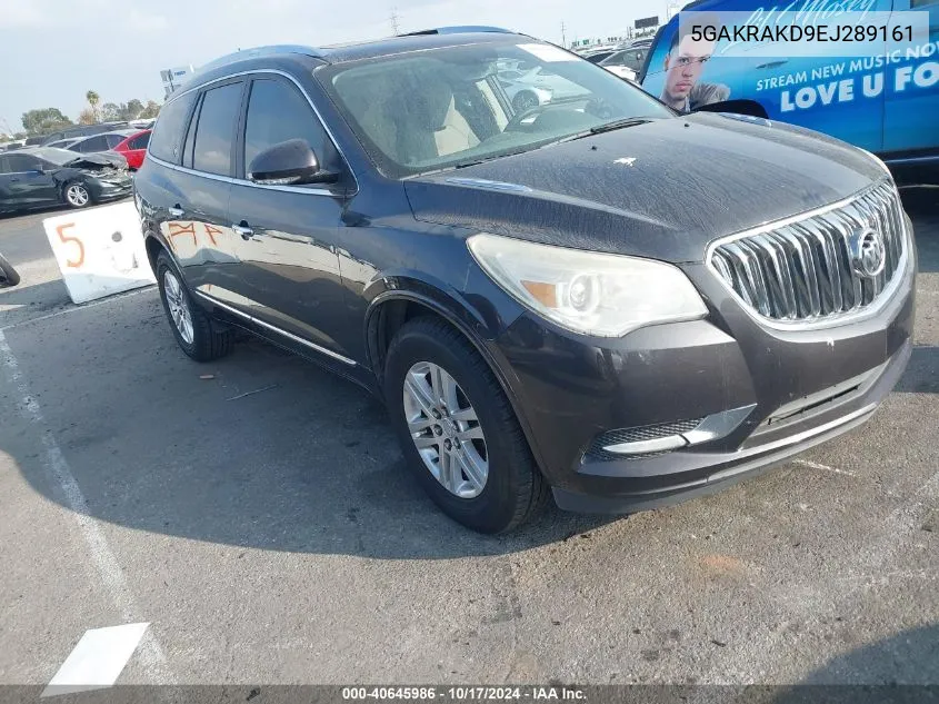 2014 Buick Enclave Convenience VIN: 5GAKRAKD9EJ289161 Lot: 40645986