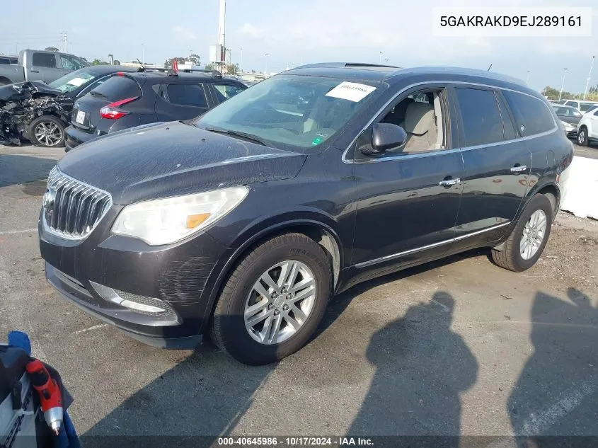 2014 Buick Enclave Convenience VIN: 5GAKRAKD9EJ289161 Lot: 40645986