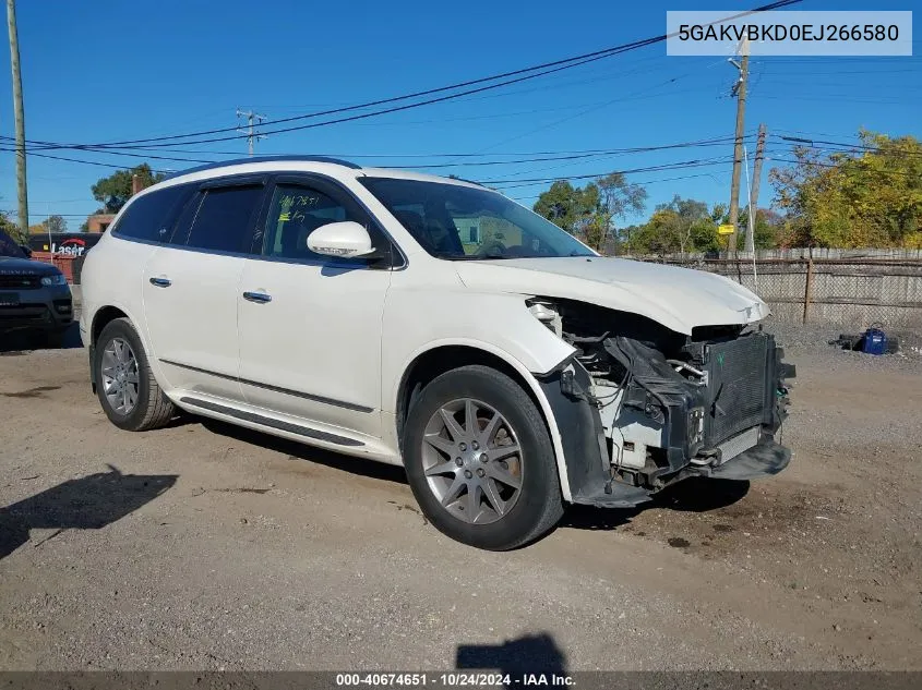 2014 Buick Enclave VIN: 5GAKVBKD0EJ266580 Lot: 40674651