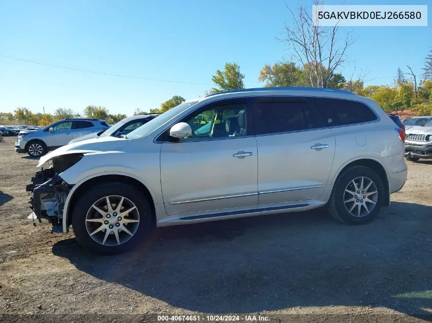 2014 Buick Enclave VIN: 5GAKVBKD0EJ266580 Lot: 40674651