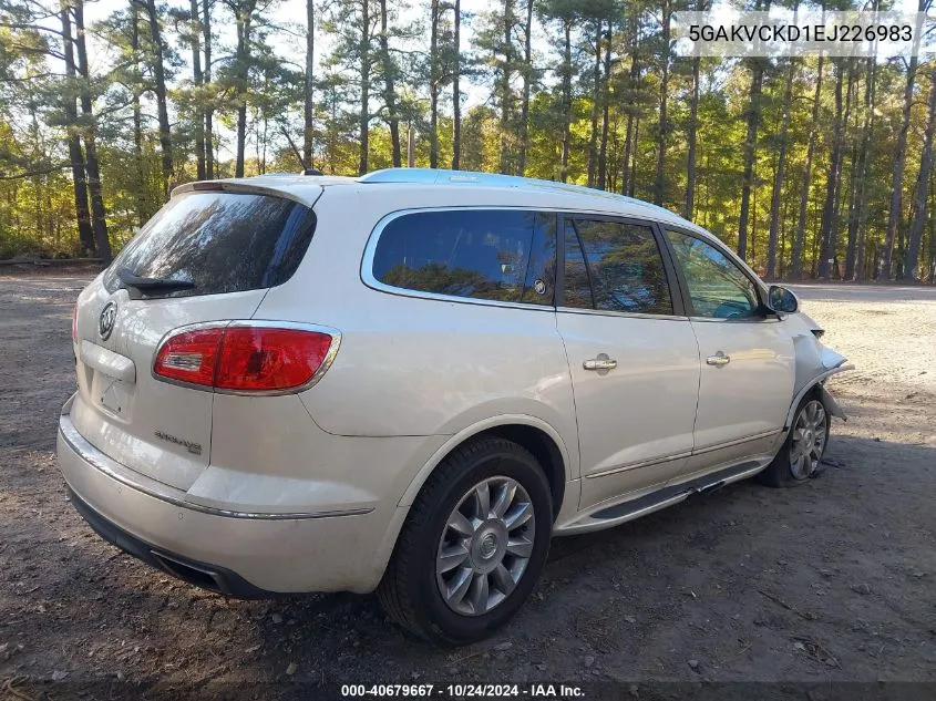 2014 Buick Enclave Premium VIN: 5GAKVCKD1EJ226983 Lot: 40679667