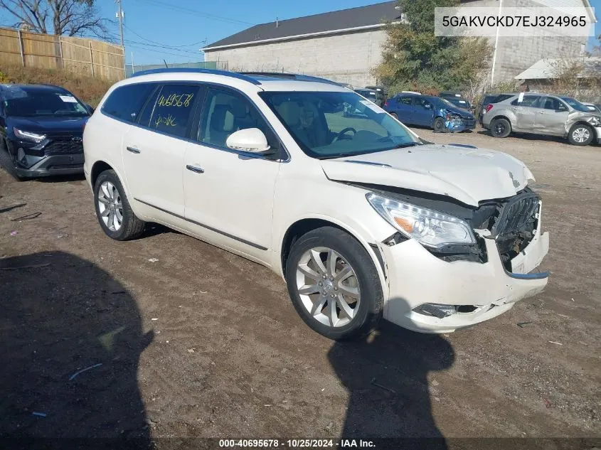 2014 Buick Enclave Premium VIN: 5GAKVCKD7EJ324965 Lot: 40695678