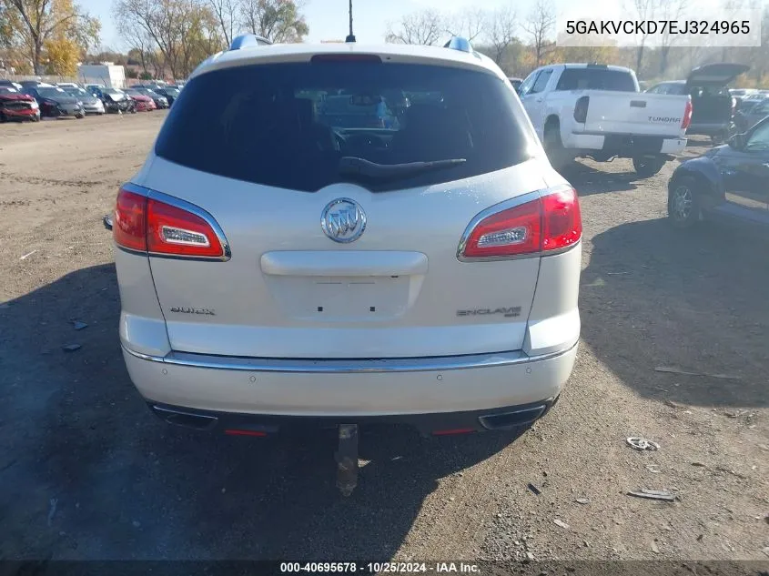 5GAKVCKD7EJ324965 2014 Buick Enclave Premium