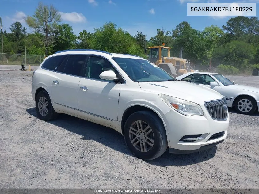 5GAKRAKD7FJ180229 2015 Buick Enclave Convenience