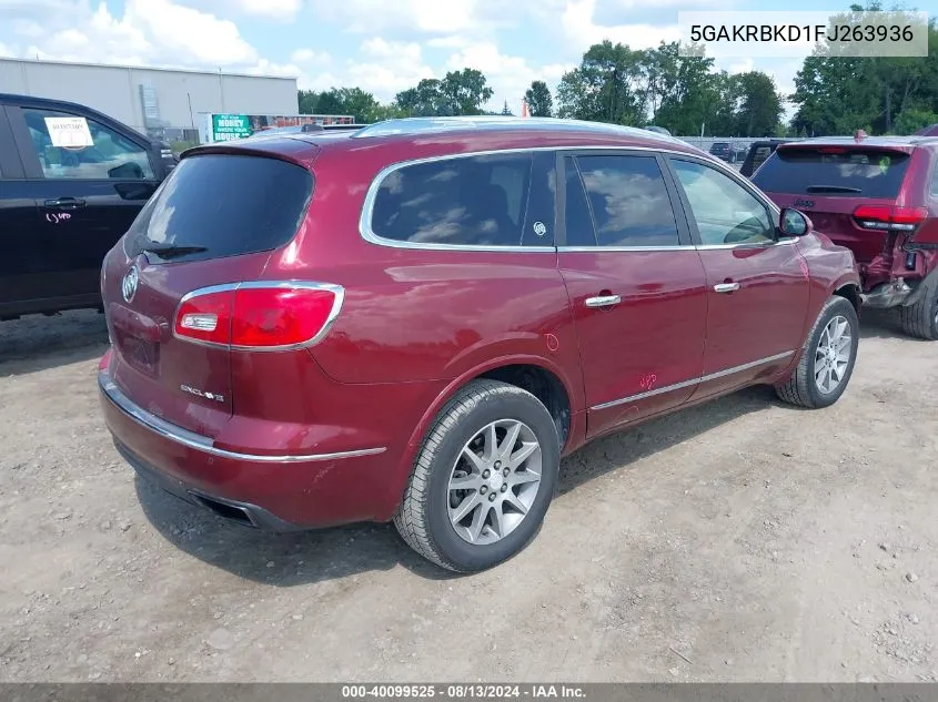 5GAKRBKD1FJ263936 2015 Buick Enclave Leather