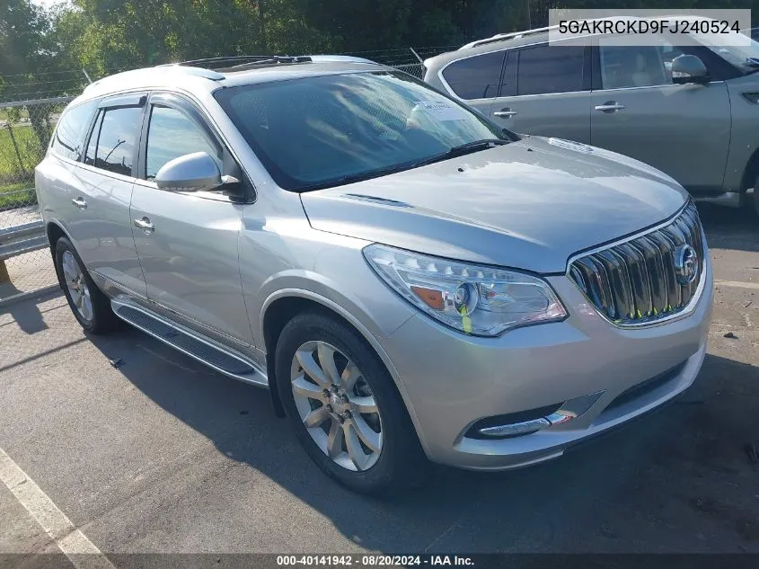 5GAKRCKD9FJ240524 2015 Buick Enclave Premium