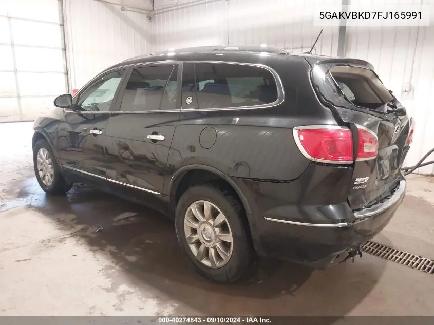 5GAKVBKD7FJ165991 2015 Buick Enclave Leather