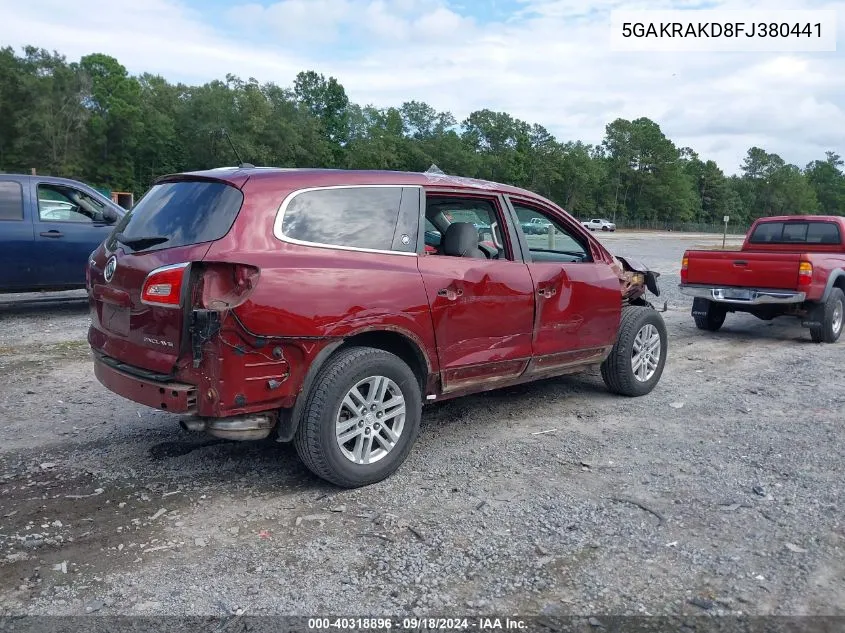 5GAKRAKD8FJ380441 2015 Buick Enclave