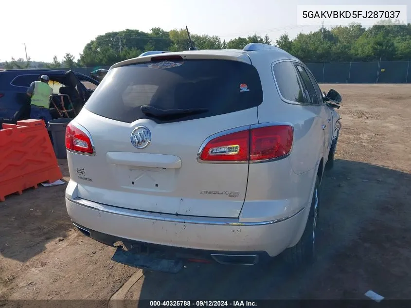 5GAKVBKD5FJ287037 2015 Buick Enclave