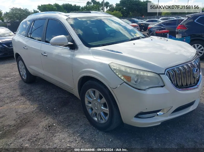 2015 Buick Enclave VIN: 5GAKVCKD7FJ158156 Lot: 40344846