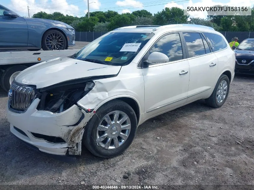 2015 Buick Enclave VIN: 5GAKVCKD7FJ158156 Lot: 40344846