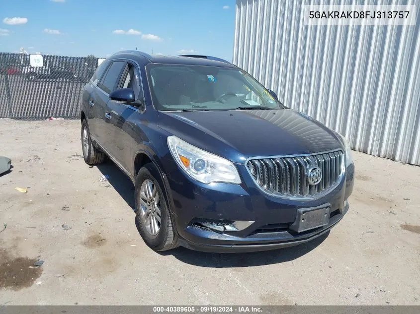 2015 Buick Enclave Convenience VIN: 5GAKRAKD8FJ313757 Lot: 40389605