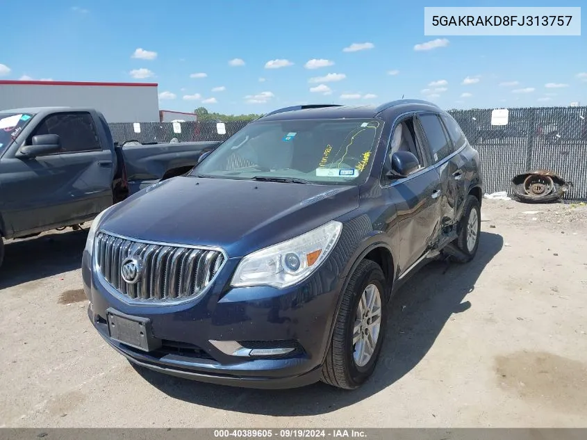 2015 Buick Enclave Convenience VIN: 5GAKRAKD8FJ313757 Lot: 40389605