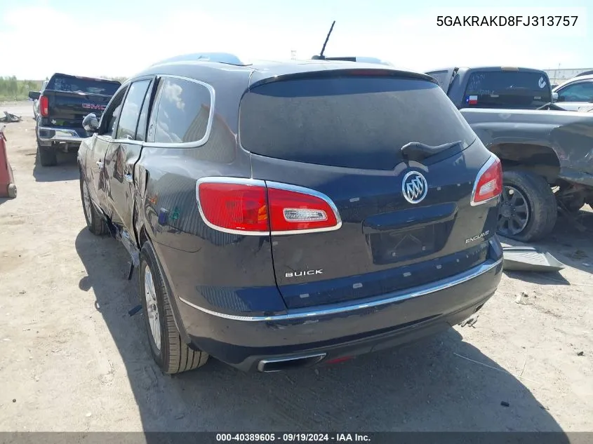 2015 Buick Enclave Convenience VIN: 5GAKRAKD8FJ313757 Lot: 40389605