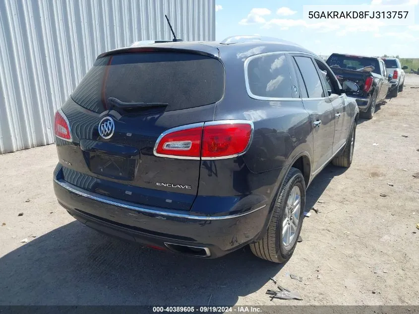 5GAKRAKD8FJ313757 2015 Buick Enclave Convenience