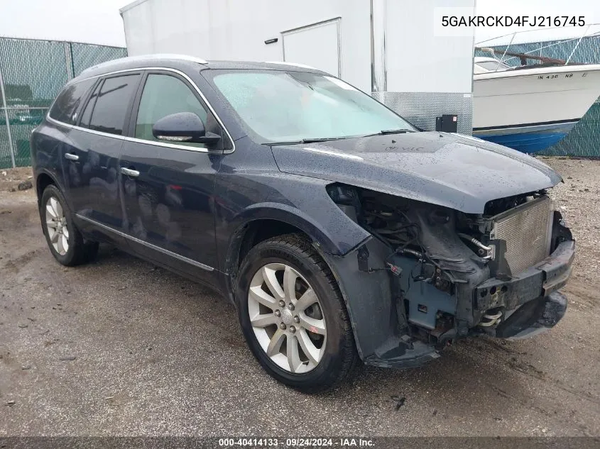 5GAKRCKD4FJ216745 2015 Buick Enclave