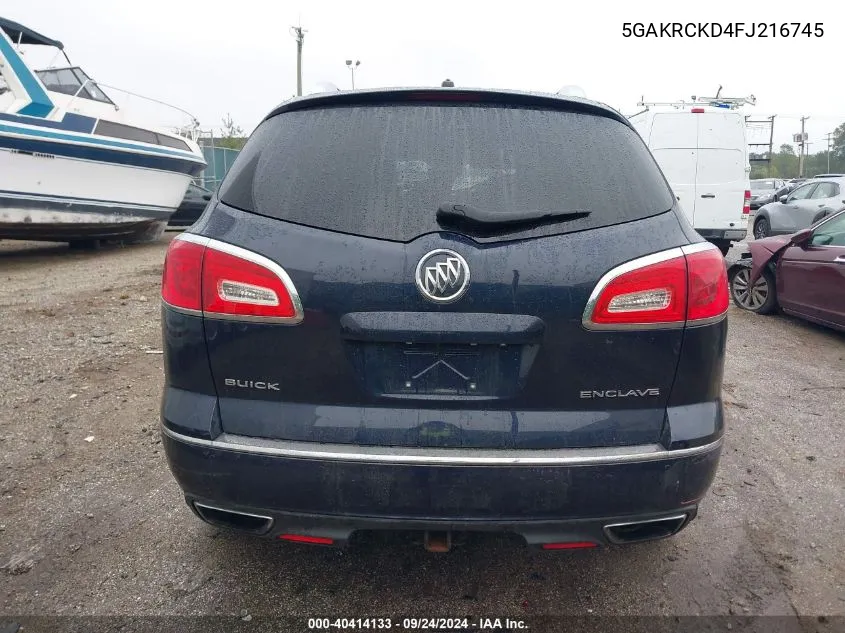 5GAKRCKD4FJ216745 2015 Buick Enclave