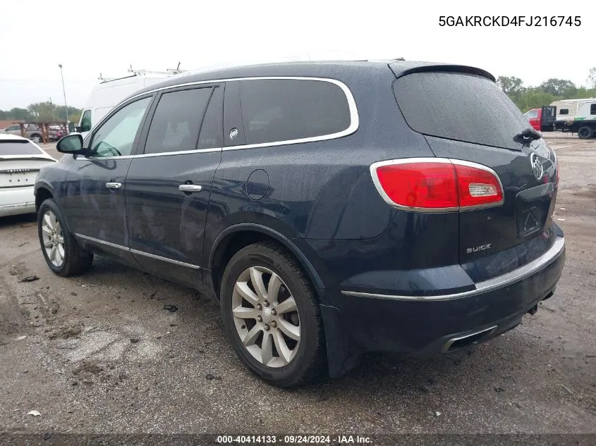 5GAKRCKD4FJ216745 2015 Buick Enclave