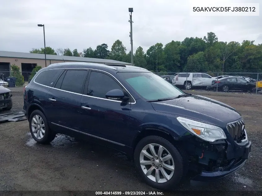 5GAKVCKD5FJ380212 2015 Buick Enclave Premium