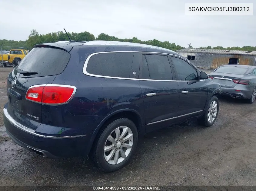 5GAKVCKD5FJ380212 2015 Buick Enclave Premium