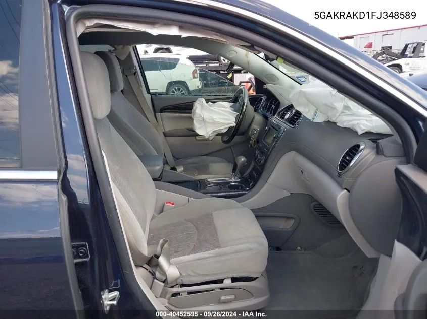 5GAKRAKD1FJ348589 2015 Buick Enclave Convenience