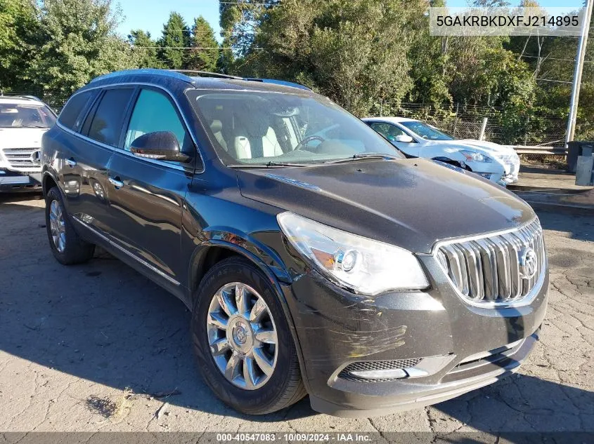 2015 Buick Enclave Leather VIN: 5GAKRBKDXFJ214895 Lot: 40547083