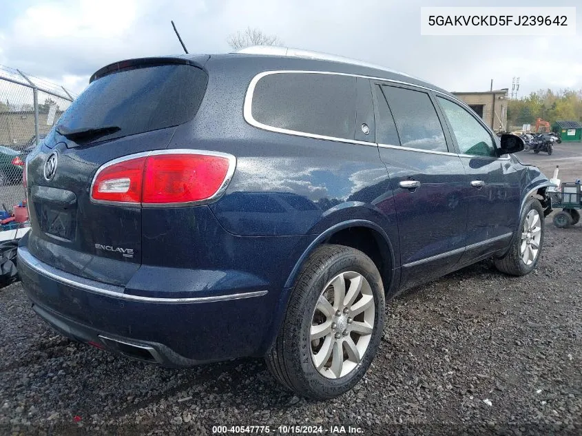 2015 Buick Enclave Premium VIN: 5GAKVCKD5FJ239642 Lot: 40547775