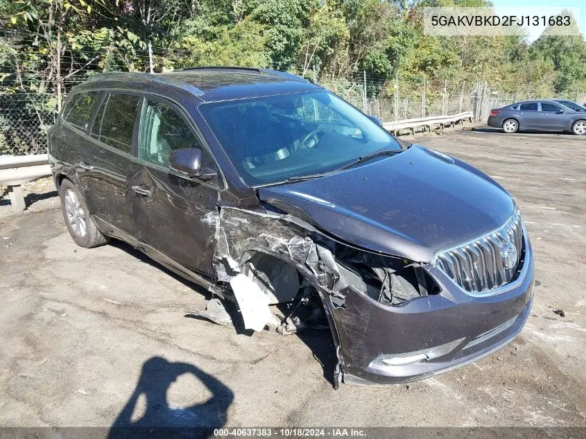 2015 Buick Enclave Leather VIN: 5GAKVBKD2FJ131683 Lot: 40637383